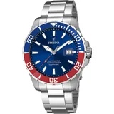 Festina Herrenuhr Automatik F20531/5 Armbanduhr Edelstahl silber UF20531/5