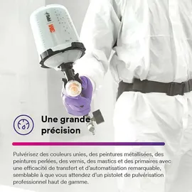 3M HVLP Hochleistungsdüsenkopf für Fließbecher, 26718, Größe 1.8, transparent, kombinierbar mit PPS 2.0 Sprühbechern für die Hochleistungslackierpistole, 5 Stück