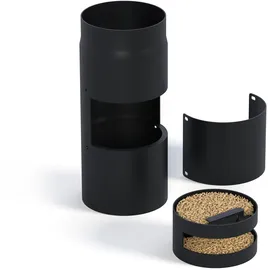 Accente Kaminofenfilter Sauberling Stahl schwarz