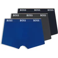 HUGO BOSS 3P Power Trunk schwarz/grau/blau S 3er Pack