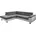 Ecksofa B weiß weiß B 100 Polyester Kunstleder 100 Polyester Kunstleder 100 Polyester Ecksofa