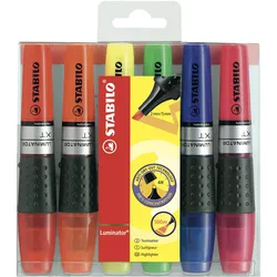Textmarker - STABILO LUMINATOR - 6er Pack - mit 6 verschiedenen Farben