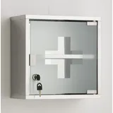 Medizinschrank L.30 Cm, Metallimitat, Roma Centrale Brico