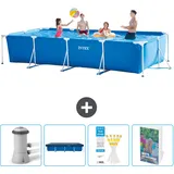 Rechteckiger Frame Pool - 450x220x84 Cm - 5-teilig  Scb129