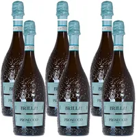 Brilla! Prosecco DOC Spumante extra Dry, sortenreines Weinpaket (6x0,75l)