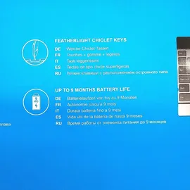 Rapoo E9270P Ultraslim Touch Keyboard DE schwarz