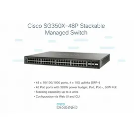 Cisco SG350X-48P-K9-EU neu