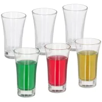 Relaxdays Schnapsglas 0,3 l 6-tlg.