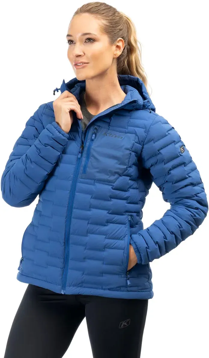 Klim Luna Stretch Hooded, doudoune femme - Bleu - XXL