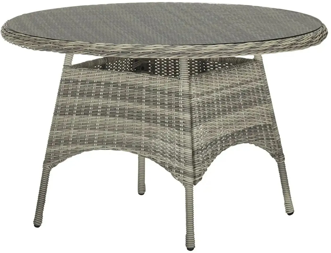 Tisch  Amrum ¦ grau ¦ Maße (cm): H: 76  Ø: 121