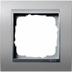 Gira Event Rahmen, 1f, aluminium, Kunststoff, Unterputzmontage, Thermoplast, 021136