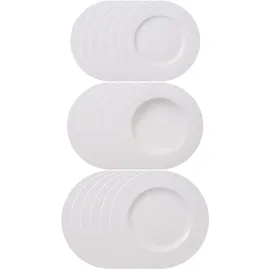 Villeroy & Boch White Pearl Kombiservice 18-tlg. weiß