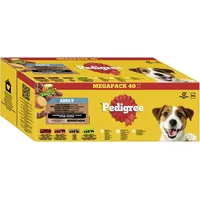 PEDIGREE DOGCARE Hundefutter Portionsbeutel Chunks in Soße Adult 40 x 100g