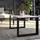 milord furniture MILORD Couchtisch Schwarz/Weiß Eiche 92 x 45 x 53 cm