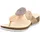THINK! Damen JULIA chromfrei gegerbte nachhaltige Pantolette, LINEN/KOMBI 4010