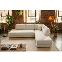 KAWOLA Schlafsofa SADIRA cremeweiß