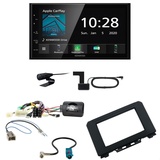 Kenwood DMX5020DABS Bluetooth USB DAB+ Einbauset für Suzuki Jimny GJ ab 2018