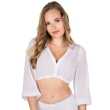 MarJo Dirndlbluse NANDLSTADT gelb/weiß 36