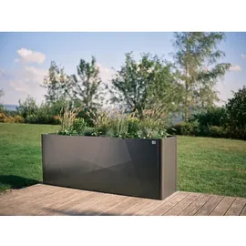 Biohort X-Design Hochbeet 201 x 53 x 77 cm Dunkelgrau-Metallic