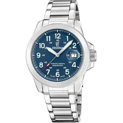 Festina Quarz Herren Field watches F20081/2 - blau,silber - 41.8mm