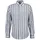 GANT Herren Hemd - Regular Cotton Linen Stripe Shirt, Leinen-Baumwoll-Mix, gestreift Blau L