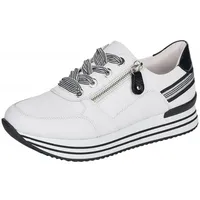remonte D1312 Damen Low-Top Sneaker Weiß Weite