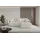altdecor Ecksofa Samt mit Schlaffunktion 2-Sitzer Creme