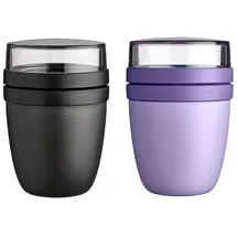 Mepal Lunchbox Lunchpot Mini lila/schwarz 300 ml/420 ml