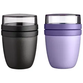 Mepal Lunchbox Lunchpot Mini lila/schwarz 300 ml/420 ml