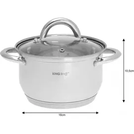 Kinghoff 8-teiliges Kochgeschirr-set