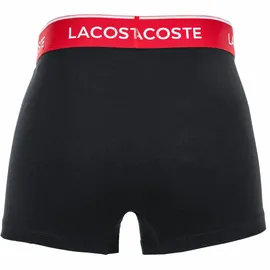 Lacoste Boxershorts 3 Einheiten Schwarz / Rot / Rosa L