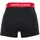Lacoste Boxershorts 3 Einheiten Schwarz / Rot / Rosa L