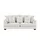 Soho Couch Webstoff 3-Sitzer Weiß