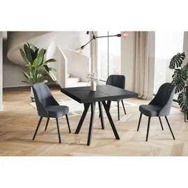 alpi möbel RICO 110 x 77 x 110 cm schwarz