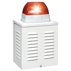 ABUS Security-Center Optic/Acoustic Combination Signal Transmitter Alarm Licht / Sirene Rot