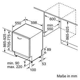Siemens iQ300 SX63HX10TE Einbau-Geschirrspüler (vollintegrierbar, 598 mm breit)