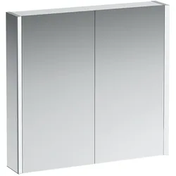 LAUFEN FRAME 25 Spiegelschrank, Beleuchtung senkrecht, Anschlag außen, 750x800, Ambiente Licht, H4085539001441, Ausführung: Seitenteile verspiegelt