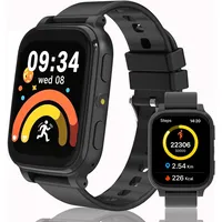 pmstuy Smartwatch Kinder, Kinder Smartwatch mit Schrittzähler, 18 Puzzlespiele, 24/7 Schlafmonitor, IP68 Wasserdicht, Wecker, ohne App, Fitness Tracker fur Madchen Jungen Teens