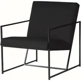 jan kurtz Sessel Style Polyester 62 x 75 x 78 cm Schwarz