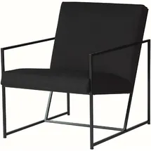 jan kurtz Sessel Style Polyester 62 x 75 x 78 cm Schwarz