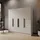 WFL GROUP Drehtürenschrank Mono Bis 200 x 200 x 51 cm Beige
