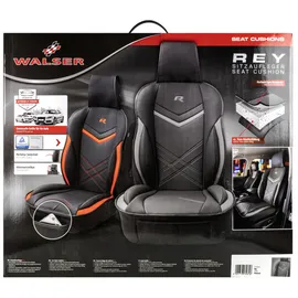 Walser Sitzauflage »Rey«, Kunststoff - schwarz | grau