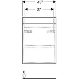 Geberit Renova Plan Unterschrank für Handwaschbecken, 50 cm 501.903.01.1, Badmöbel,