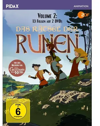 Das Rätsel der Runen, Vol. 2 / Weitere 13 Folgen der Fantasy-Zeichentrickserie (Pidax Animation)  [2 DVDs]
