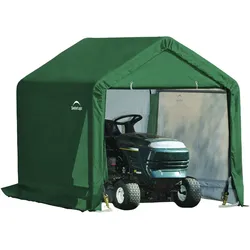 Vorbestellung: ShelterLogic Stahl Folien Zeltgarage Gerätehaus 3,24m2 grün 180x180x180 cm