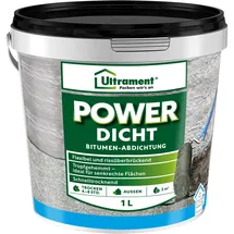 Ultrament GmbH Power Dicht 5 Ltr flexibler Universalabdichter für Außenbereich Bitumen