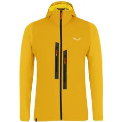 Salewa Fleecejacke Rolle - winddicht, leicht, Bodymapping-Isolierzonen - gelb Herren