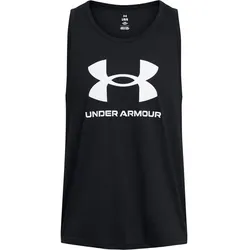 Under Armour Sportstyle Logo Tank black white XL