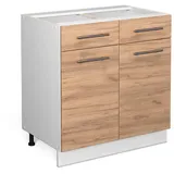 Vicco Küchenunterschrank Fame-Line 80 cm ohne Arbeitsplatte