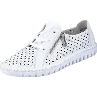 Rieker Schnürschuh Damen Weiß 36